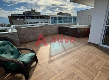 Apartamento · 193m² · 4 Quartos · 2 Vagas · Cobertura com 3 suítes, piscina com cascata e varanda para alugar no Recreio dos Bandeirantes, Rio d
