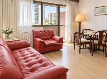 Apartamento · 58m² · 1 Quarto · 1 Vaga · Flat à Venda em Alphaville Mobiliado com Varanda e Excelente Potencial de Investimento