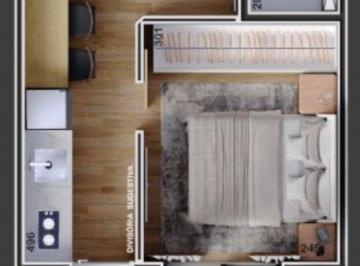 Apartamento de 1 quarto, Curitiba · Apartamento de 31 m2 com 1 quarto à venda em Bacacheri