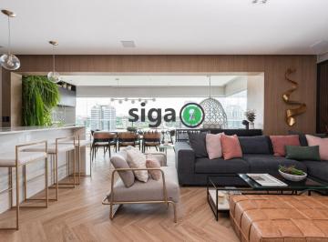 Apartamento · 132m² · 3 Quartos · 2 Vagas · APARTAMENTO PARA LOCAÇÃO NO BROOKLIN 130m² 3 DORMITO E 2 VAGAS A 800 METROS DO SHOPPING MORUMBI