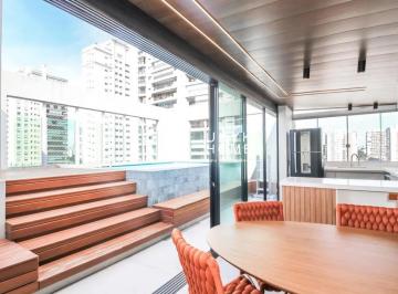 Apartamento · 200m² · 4 Quartos · 3 Vagas · Cobertura Duplex Mobiliada com 4 dormitórios e Piscina Privativa