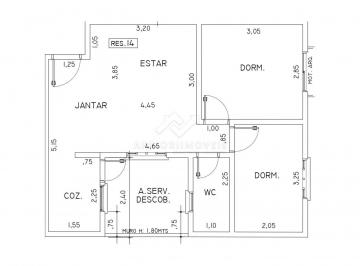 Apartamento · 50m² · 2 Quartos · 2 Vagas · Apartamento com 02 dormitórios à venda,50,13m² na Vila Eldízia - Santo André/SP