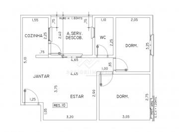 Apartamento · 49m² · 2 Quartos · 2 Vagas · Apartamento com 02 dormitórios à venda,49,36m² na Vila Eldízia - Santo André/SP