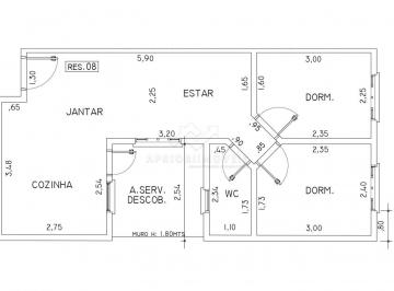 Apartamento · 49m² · 2 Quartos · 1 Vaga · Apartamento com 02 dormitórios à venda,49,43m² na Vila Eldízia - Santo André/SP