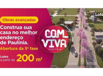 Terreno · 200m² · COMVIVA PAULÍNIA – LOTES A PARTIR DE 200 M² EM BAIRRO PLANEJADO NO JOÃO ARANHA