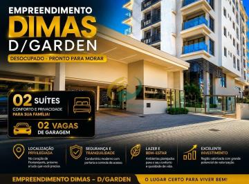 Apartamento · 81m² · 2 Quartos · 2 Vagas · RESIDENCIAL D/GARDEN COM 2 Dormitórios sendo 01 suite + 01 VAGAS - CORREGO GRANDE - LINDÍSSIMO!!!