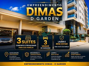 Apartamento · 123m² · 3 Quartos · 2 Vagas · Apartamento - D/GARDEN - Córrego Grande - 03 Suites + 02 vagas - Vista Livre