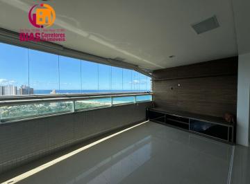 Apartamento · 207m² · 4 Quartos · 4 Vagas · Alugo lindo Apartamento com 207m2 varanda panorâmica vista mar, 4 suítes, 4 vagas cobertas- Colina A