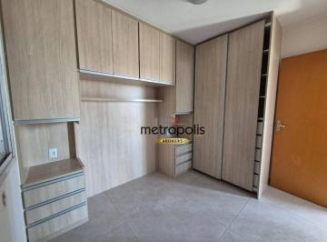 Dorm 1 · Apartamento com 2 dormitórios para alugar, 52 m² por R$ 2.545,00/mês - Vila Príncipe de Gales - Sant