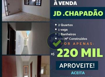 Casa · 109m² · 2 Quartos · 1 Vaga · Casa em Jardim Chapadão, Bauru/SP de 109m² 2 quartos à venda por R$ 220.000,00