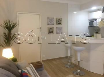 Apartamento · 28m² · 1 Quarto · 1 Vaga · Flat em Jardim Paulista, São Paulo/SP de 28m² 1 quartos para locação R$ 2.729,00/mes