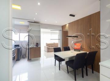 Apartamento · 80m² · 1 Quarto · 2 Vagas · Flat em Vila Nova Conceição, São Paulo/SP de 80m² 1 quartos para locação R$ 11.757,00/mes