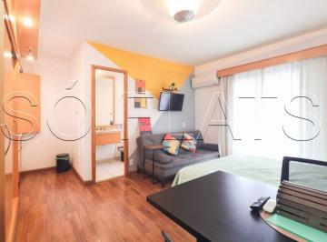 Apartamento · 23m² · 1 Quarto · 1 Vaga · Flat em Jardim Paulista, São Paulo/SP de 23m² 1 quartos para locação R$ 2.328,00/mes