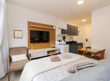 b7012907625aead4e6a8600e23afe46c891f0e4d · Studio mobiliado, com acabamento de alto padrão para alugar- Centro - Curitiba/PR
