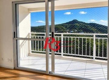 Sala · Apartamento com 2 dormitórios à venda, 62 m² por R$ 490.000,00 - Morro de Nova Cintra - Santos/SP