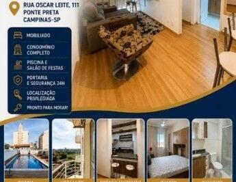 Apartamento · 40m² · 1 Quarto · 1 Vaga · Apartamento Studio em Ponte Preta, Campinas/SP
