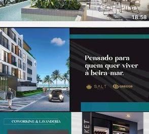 91e40c6b3be9feb8941bd6f9d4a9c5cbbee3c793 · Flat com 1 dormitório à venda, 31 m² por R$ 464.000,00 - Bela vista - Cabedelo/PB