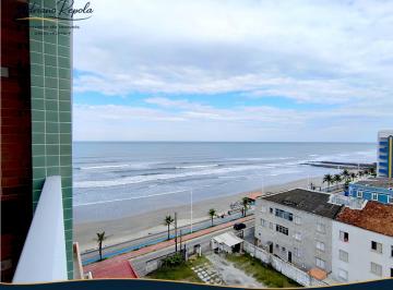 Apartamento de 2 quartos, Mongaguá · Apartamento Varanda Gourmet vista mar - Lazer completo