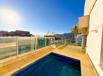 Apartamento · 167m² · 2 Quartos · 3 Vagas · Cobertura linear Barra One, 167 m², 2 suítes, vista mar e Pedra da Gávea, Barra da Tijuca