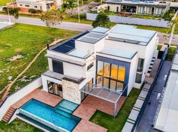 Foto 01 · CASA À VENDA COM 4 SUÍTES COM FUNDO PARA ÁREA VERDE NO CONDOMÍNIO TERRAS ALVORADA EM JUNDIAI, SP