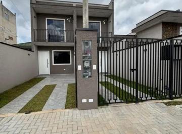 Casa de 2 quartos, Curitiba · Sobrado em Construção com 2 Quartos, Sacadas e Excelente Acabamento – 80m² em Curitiba - Cód. 06.110