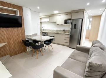 01 · Loft mobiliado com 49m² privativos no bairro Agronômica, Florianópolis
