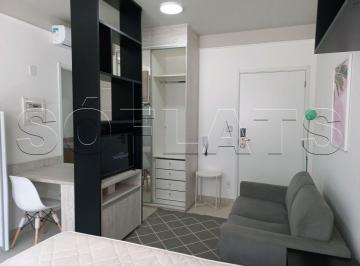 Apartamento · 24m² · 1 Quarto · 1 Vaga · Na Rua Augusta, apto studio, moderno, facil acesso a Av. Paulista. Com entrada imediata e sem fiador