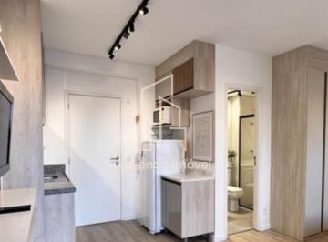 Apartamento · 28m² · 1 Quarto · Apartamento mobiliado para locação na Chácara Santo Antônio: 1 quarto, 1 suíte, 1 banheiro, 28m². Co