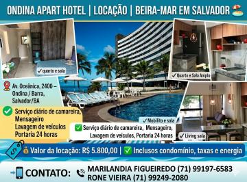 Apartamento de 1 quarto, Salvador · ONDINA APART HOTEL | LOCAÇÃO | BEIRA-MAR EM SALVADOR