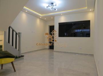 Casa · 136m² · 3 Quartos · 1 Vaga · Sobrado Novo à Venda no Santo Antônio, 136m² com 3 Suítes e Espaço Gourmet
