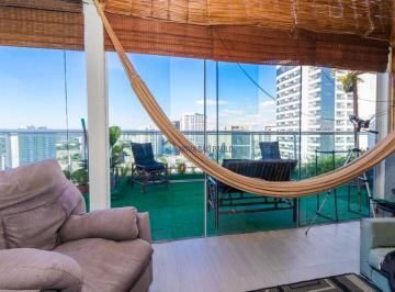 Apartamento · 120m² · 2 Quartos · 1 Vaga · Cobertura Mobiliada de 120m² com 2 Suítes, Hidromassagem e Vista Livre na Barra Fund