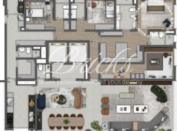 Apartamento · 298m² · 4 Quartos · 4 Vagas · APARTAMENTO VENDA IBIRAPUERA - NOVO