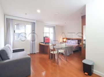 Apartamento · 29m² · 1 Quarto · 1 Vaga · Flat nos Jardins a poucos metros da Av Paulista disponível para locação com 29m², 1 dorm e 1 vaga.