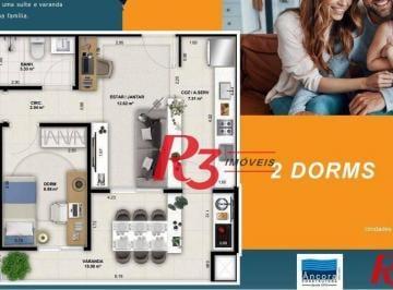 ed9cc8ec94844a684abdc3ea40bbf6d6fe24f218 · Apartamento com 2 dormitórios à venda, 72 m² por R$ 950.000,00 - Encruzilhada - Santos/SP