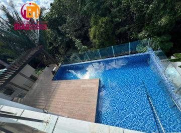 Casa · 590m² · 5 Quartos · 4 Vagas · Alugo Casa Duplex no Alphaville I com 590m2, 5/4 todos suítes, piscina, cinema, Salvador t vc