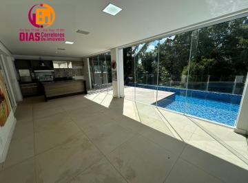 Casa · 590m² · 5 Quartos · 4 Vagas · Alugo Casa Duplex no Alphaville I com 590m2, 5/4 todos suítes, piscina, cinema, Salvador t vc