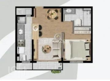 8554bf34 · Apartamento, 1 dormitórios, 38.22 m², em Sarandi