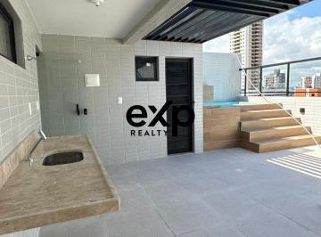 Apartamento · 104m² · 2 Quartos · 1 Vaga · VENDA | COBERTURA DUPLEX NOVA NO JARDIM OCEANIA | 2 QUARTOS | 1 SUÍTE | ÁREA GOURMET PRIVATIVA | PRÓ
