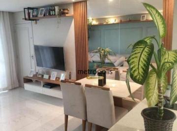Sala · Apartamento com 3 dormitórios à venda, 88 m² por R$ 745.000,00 - Boa Vista - São Caetano do Sul/SP