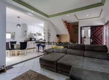 Sala · Sobrado com 3 dormitórios à venda, 140 m² por R$ 851.000,00 - Parque das Nações - Santo André/SP