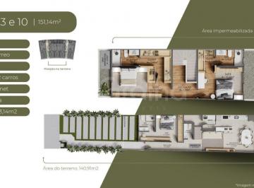 Casa · 151m² · 3 Quartos · 2 Vagas · Casa Pedra Branca 3 dorm 151,14m2