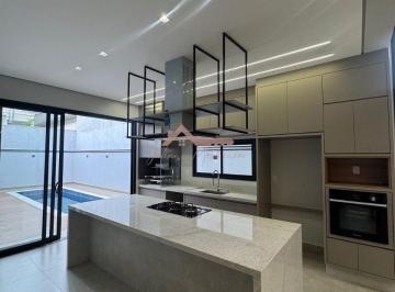Casa · 185m² · 3 Quartos · 4 Vagas · Casa térrea de alto padrão com 3 suítes e piscina aquecida no Green Park - Hortolândia