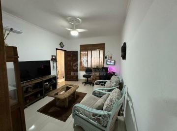 Casa · 110m² · 2 Quartos · 2 Vagas · Casa Geminada na Guilhermina , 2 Dormi (1 suíte), Quintal, Confira na Imobiliária em Praia Grande.
