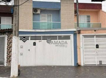 94826f942a1cc0caa05ce105e5b8809c8efc305f · Sobrado frontal com 3 quartos sendo 1 suíte, área gourmet, 2 vagas à venda, 99 m² por R$ 579.900 - J