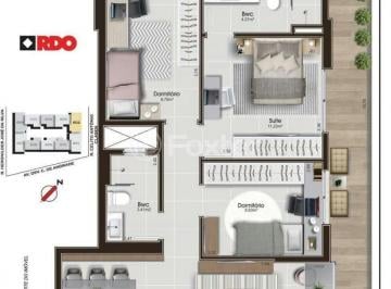 4da7050e · Apartamento, 3 dormitórios, 128 m², em Nossa Senhora do Rosário