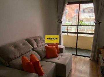 Apartamento · 79m² · 2 Quartos · 1 Vaga · Apartamento de 79m² na Vila Euclides, com 2 dormitórios (1 suíte), varanda e ótima localização próxi