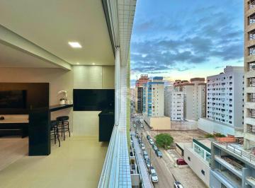 Apartamento · 100m² · 2 Quartos · 1 Vaga · Apartamento 2 dormitórios, sendo 1 suíte, sacadas integrada com churrasqueira, mobiliado e decorado,