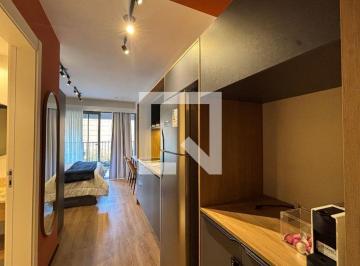 Localizada no charmoso bairro de Indianópolis, esta kitnet oferece uma excelente · Apartamento à Venda - Moema, 1 Quarto, 30 m2