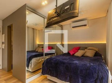 Esta kitnet mobiliada, com 35m², oferece um espaço compacto e funcional, ideal p · Apartamento à Venda - Moema, 1 Quarto, 35 m2