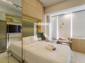 Localizada em São Paulo, esta kitnet oferece uma excelente oportunidade de morad · Apartamento à Venda - Moema, 1 Quarto, 27 m2